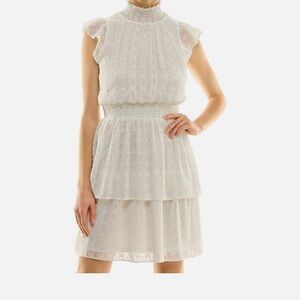 Elegant White Cocktail Dress